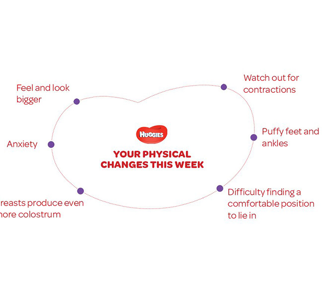 Your Physical Changes on 38th  week