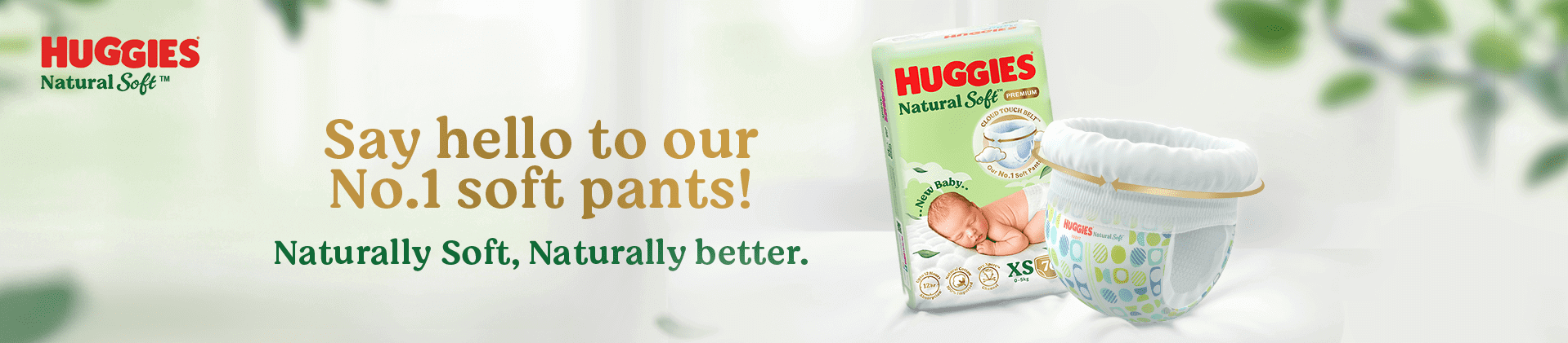 Welcome to Huggies world of comfort